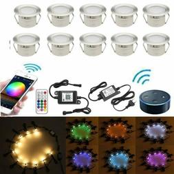 10-50 x &Oslash;45mm WIFI Contr&ocirc;leur RGB Spot &agrave; Encastrable Lamp