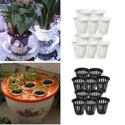 Fente Maille Net Tasses Pots Large L&egrave;vre Pour Hydroponique
