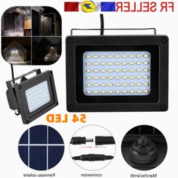 54 LED Mur solaire ext&eacute;rieur lampe de capteur de corps lumi