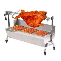 Grill Barbecue Electrique Rotatif Bbq Tournebroche 88lbs