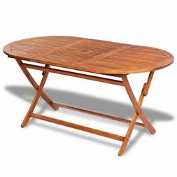 vidaXL Bois d'Acacia Table de Salle &agrave; Manger d'Ext&eacute;rieur M