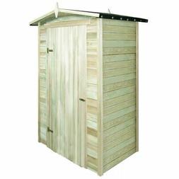 bois de pin impregne abri de stockage