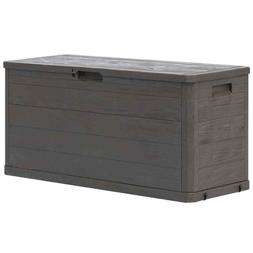 280 L Marron Coffre Stockage Ext&eacute;rieur