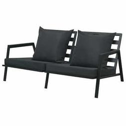 &agrave; 2 Places Avec Coussins Aluminium Terrasse Ext&eacute;rieur