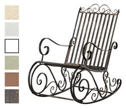 Bascule Smilla Fauteuil M&eacute;tal Vintage Terrasse Ext&eacute;rieur V