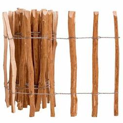 &agrave; Lattis Bois De Noisetier 60x500 Cm Bordure Barri&egrave;re