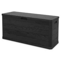 Box Rangement Plastique Aspect Bois &Eacute;tanche Exterieur 421