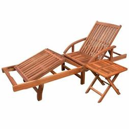 2 Pcs Bois D'acacia Marron