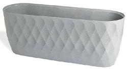 Ovale Pot De Fleur Int&eacute;rieur / Ext&eacute;rieur Diamant Gris