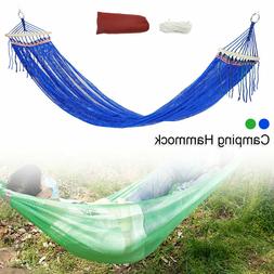 Camping Hammock L&Eacute;ger Lit Suspendu Voyage En Plein Air Sh