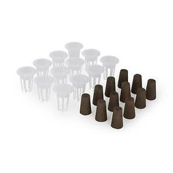 Int&eacute;rieur 12 Plantes 24 Pi&egrave;ces Paniers Growbox Hydroponiqu