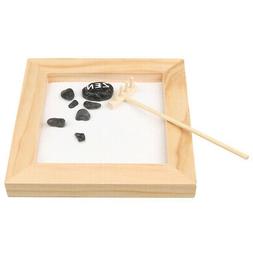 Zen De Style Japonais Plateau En Bois Pierres R&acirc;teau En