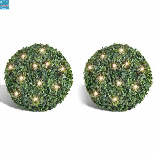 2x boule artificiel ornements decor maison paysage