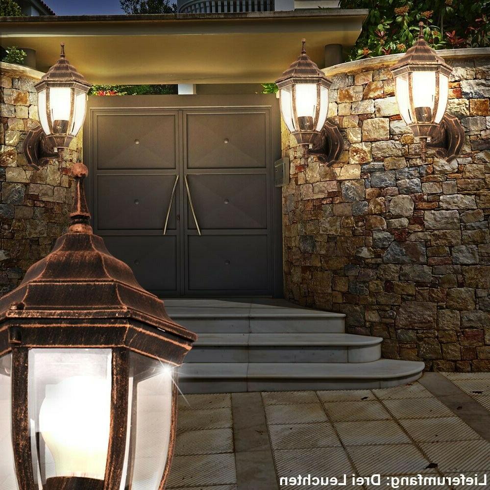 3 x applique luminaire mural espace exterieur