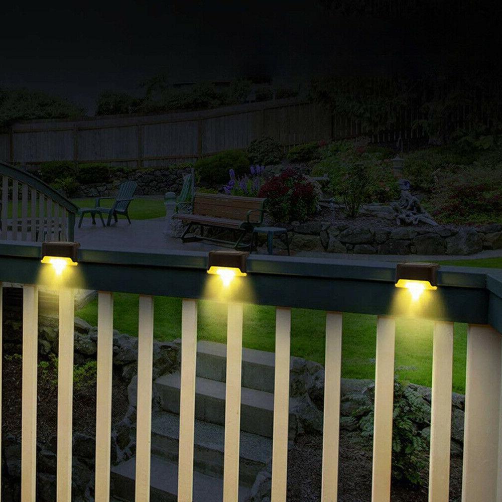 4pcs lampe solaire eclairage solaire lumiere pir