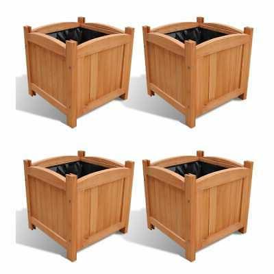 4x lits sureleves pots de fleurs bacs