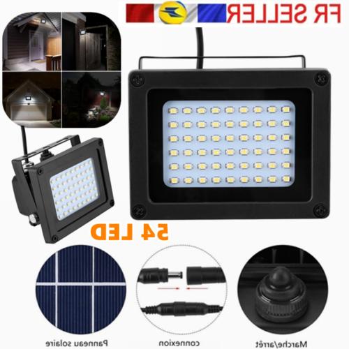 54 led mur solaire exterieur lampe de