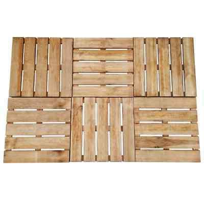6x dalle de terrasse bois marron carrelage