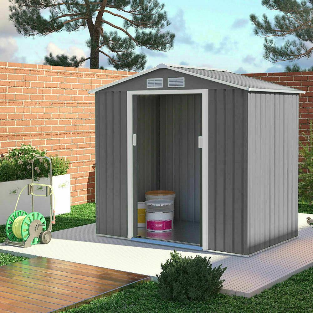 abri de jardin cabane metal rangement outil