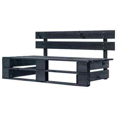 bois banc palette de jardin noir sofa