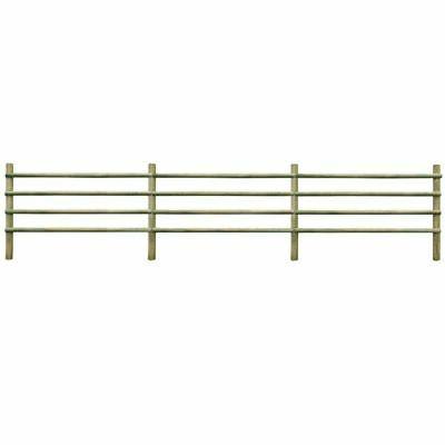 bois de pin impregne cloture de jardin