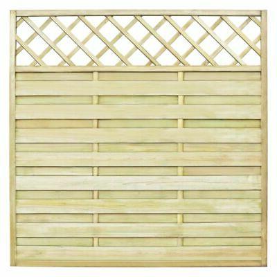 bois panneau de cloture de jardin treillis
