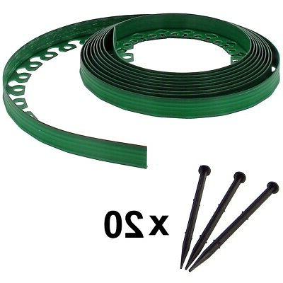 bordure de jardin flexible verte 3 8