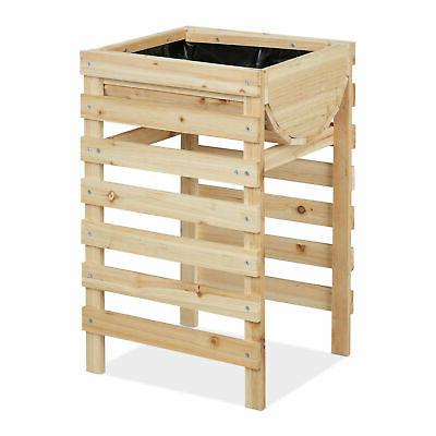 carre potager bois legume herbes jardin balcon
