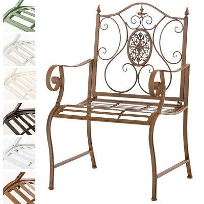 chaise jardin punjab metal vieilli terrasse fauteuil