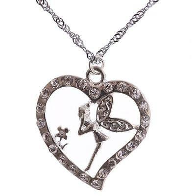 collier pendentif fee du jardin enchante coeur