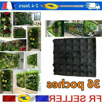 des semis de 36 poches sacs mural