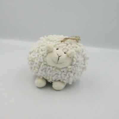 doudou boule mouton blanc jardin d ulysse
