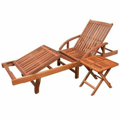 ensemble de chaise longue et table jardin