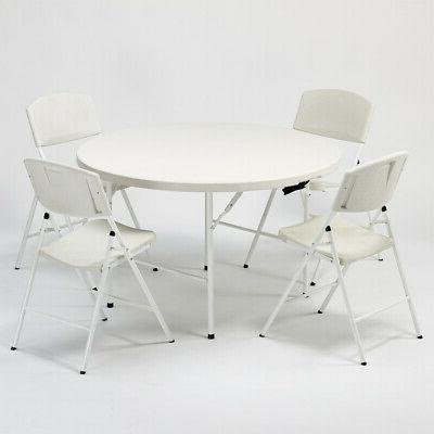 ensemble de table ronde et 4 chaises