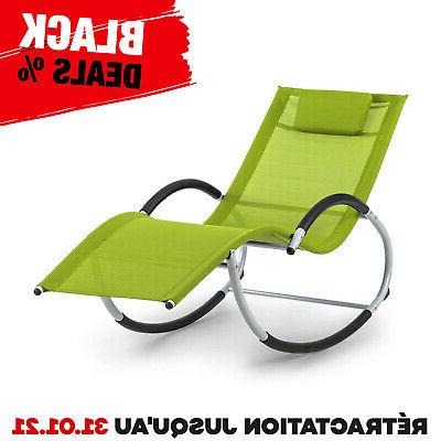 fauteuil a bascule rocking chair jardin terrasse