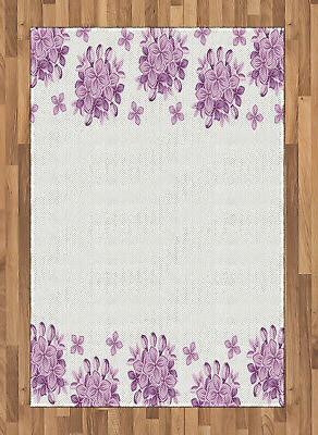 fleurs tapis jardin romantique lilas