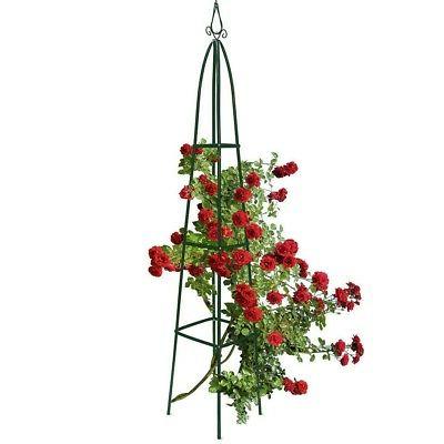 gloriette colonne obelisque tuteur de jardin plante