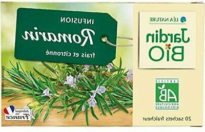 infusion romarin bio 30g lot de 4