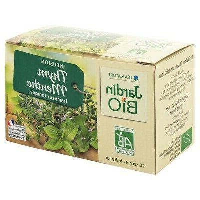 lot de 10 infusion thym et menthe