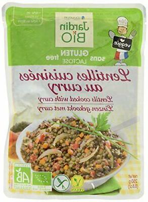 jardin bio lentilles cuisinees au curry sans