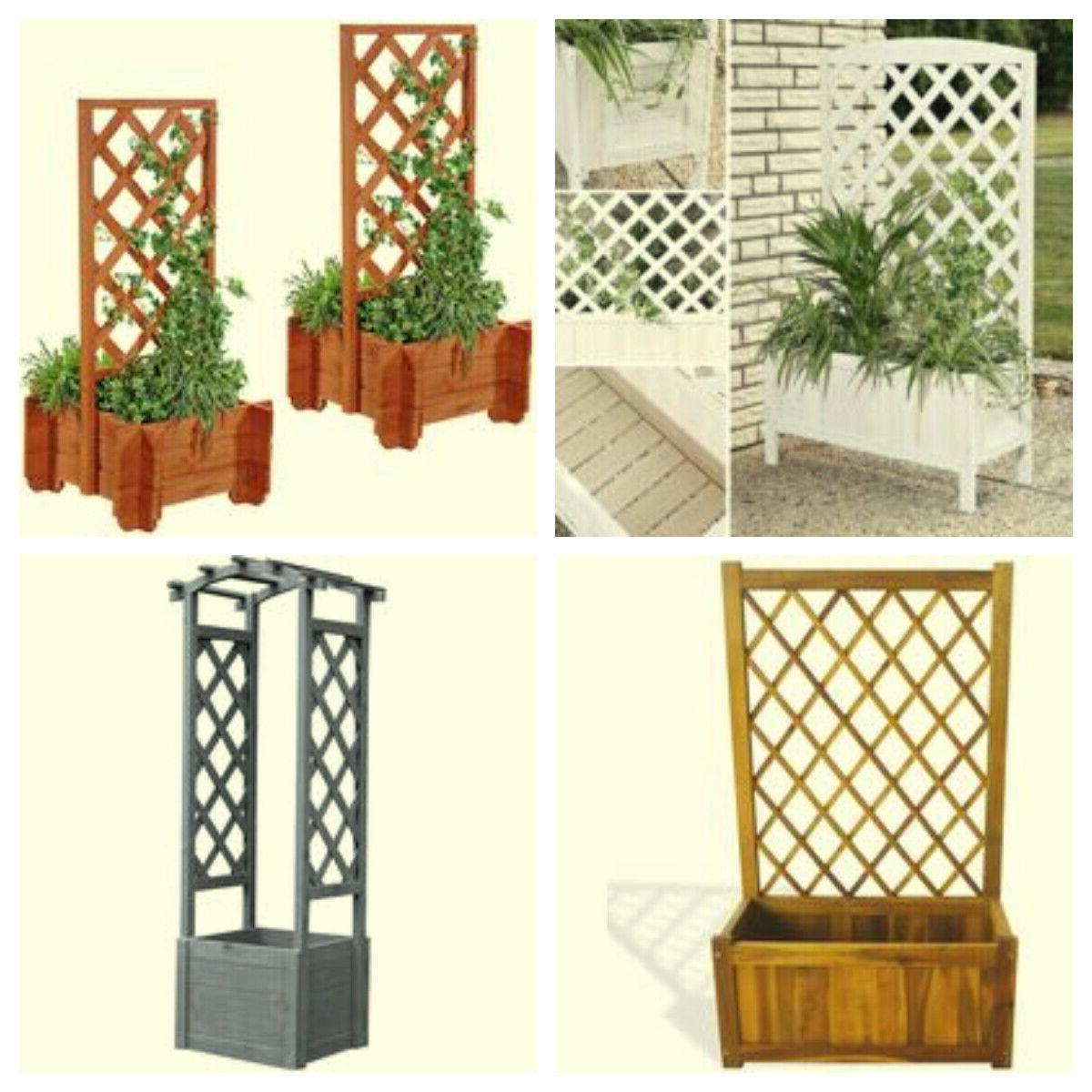 jardiniere avec treillis espalier tuteur bacs pergolas