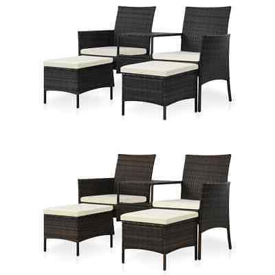 jeu de canapes exterieur 7 pcs resine