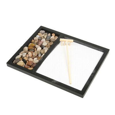 kit de jardin zen plateau en bois