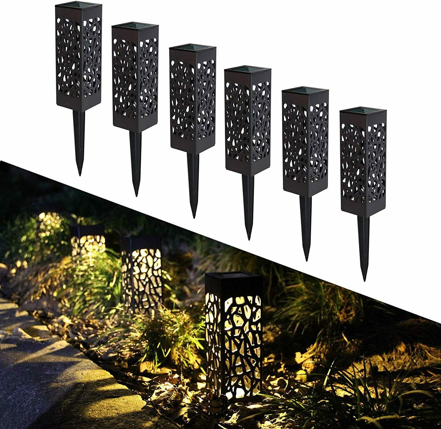 lampes solaires exterieur jardin sol led lumiere