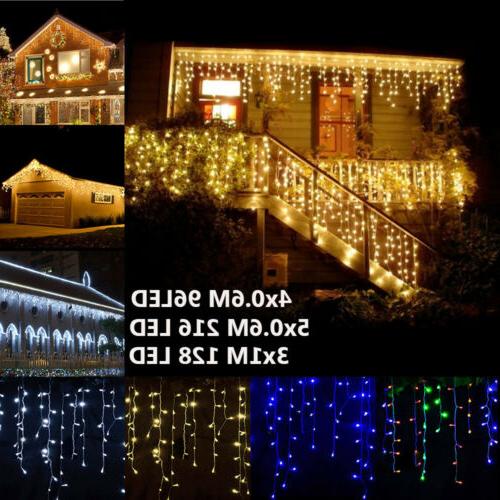 led pendant rideau guirlande lumineuse lumiere feerique