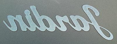 lettre deco en zinc jardin hauteur 15