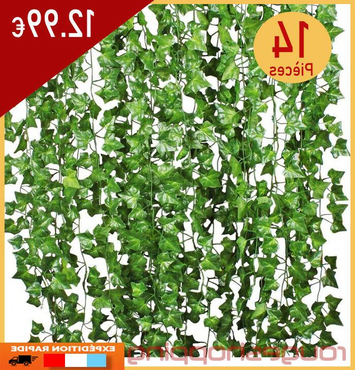 lierre artificiel plante lot 14 guirlandes decoration