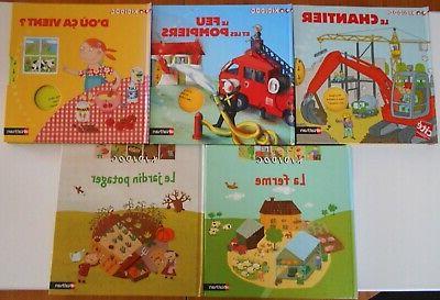 lot 5 livres kididoc la ferme le