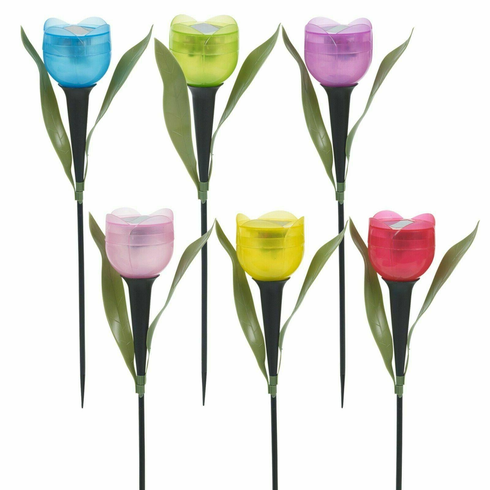 lot 6 luminaire exterieur jardin lampe tulipe