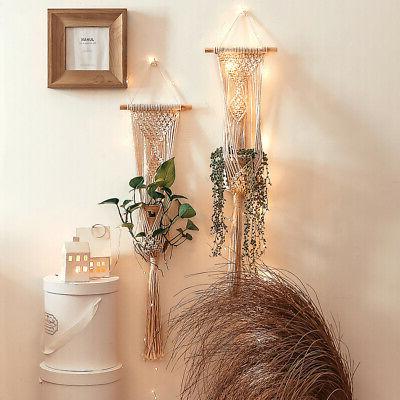 macrame plante suspension jardin interieur suspendu panier